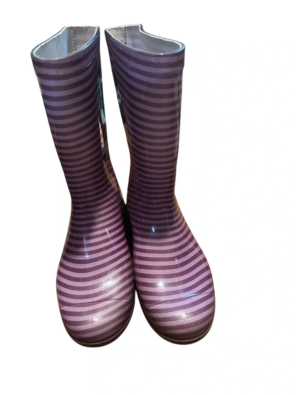 UGGs Purple Striped Girls' Rain Boots size 2